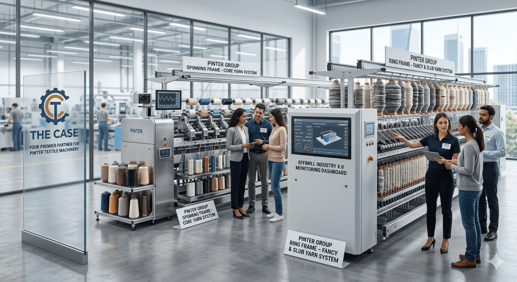 PINTER machinery and parts powered by THE CASE